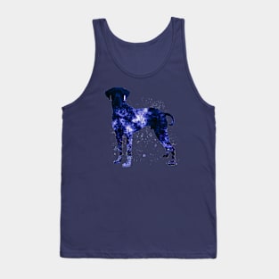 Rhodesian Ridgeback Dog Space Stencil Tank Top